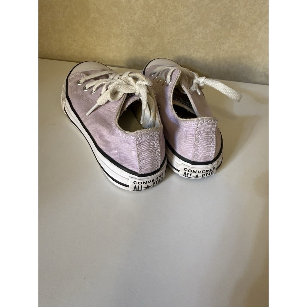 Converse Chuck Taylor All Star Low Top Youth Size 13 Lilac Canvas Sneakers - Picture 4 of 12